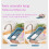 Over Sink Dish Drying Rack Adjustable Telescopic Design with Drain Tray and Removable Scrap Bin 4