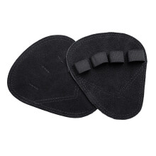 Fitness Gym Grip Pad 4 Finger Gym Workout Gloves-Black