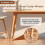 Updated Self Adhesive Caster Wheels 4 Pack, 201 Stainless Steel Stick  Wheels 6
