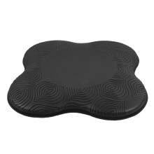 Yoga Knee Pad Black Density Cushion for Comfort and Pain Relief in Yoga and Fitness