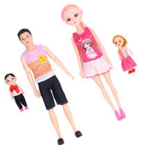 Familienpuppenset mit schwangermutter und Baby, pädagogische Kunststoffpuppen für 7+