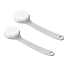 3X Bade Körper Haut LOTION APPLICATOR für Back POST-SHOWER Bürsten Schwamm Polster