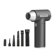 Handheld Turbo Jet Fan 100000RPM High Power Air Blower Violent Turbo Fan Air Dust Blower Car Vacuum Cleaner Set