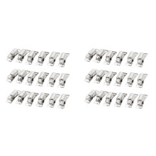 36X Wiederverwendbare Schellen Schlauchbefestigungen Edelstahl-Schneckenschellenbefestigungen 304 Schellen Kopfschnalle für Verstellbare
