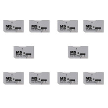10X Speicherstick Pro Duo Kartenleser Mikro- TF auf MS Pro Kartenadapter Einzel Dual Schlitze für PSP Gamepad für PSP Karte