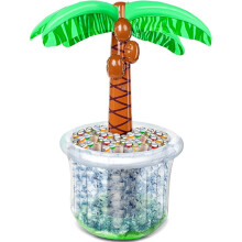 60Inch Inflatable Tree Cooler,Pool Party Decorations,Ocean Jungle Tropical Themed Summer Drink Cooler Water Toys
