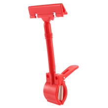 2X Merchandise Retail Sign Card Price Tag Display Holder Clip Clamp Red