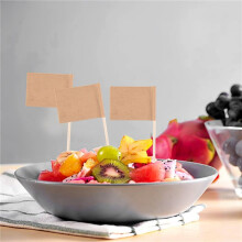 600 Pack Blank Toothpick Flags  Paper Flag Picks Cheese Markers for Cupcake, Food, Fruit, Party Decorations