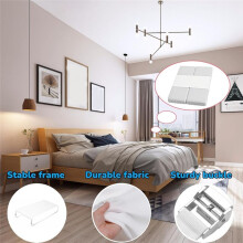 Bed Bridge Twin to King,Long Bed Converter with Metal Button and Fixing Straps.Split King Filler for Adjustable Bed