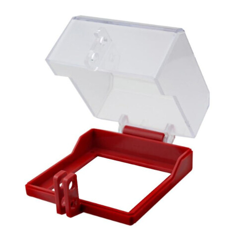 1 Piece Emergency Stop Button Cover, Removable Base Cover, Push Button  Protector for Emergency Stop Button