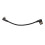2pcs 15cm Micro- USB 5Pin Right Angle to Left Right Angle 90 Degree USB 2.0 Dual Elbow Data Charging Cable 2