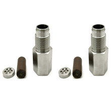 2X Sauerstoff O2 Sensor M18X1.5 Extender Abstandshalter Adapter Bung Katalysator CEL Eliminator Auto Zubehör