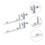 2Pcs Durable Iron Pegboard Hooks and Rack Set for Home Organization, Adjustable Tool Installation 3