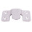 Furniture Sectional Interlock Style Sofa Connector 20Pcs Silver Tone 2
