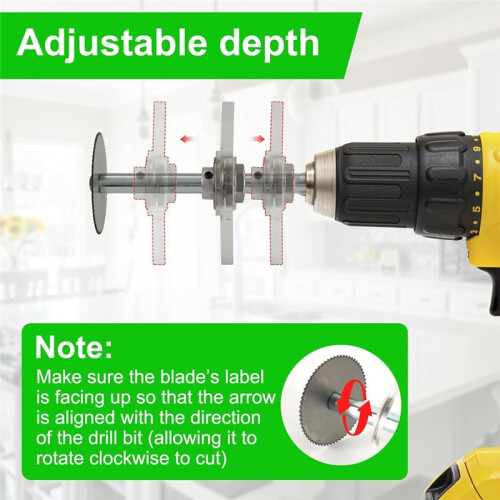 PVC Inside Pipe Cutter Tool Kit,Inside Pipe Cutter for PVC Pipe Depth Gauge Guide Internal Pipe Cutter Plumbing Tool Set 1