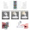 Wireless Spot Lights Battery Operated Accent Lights Indoor Dimmable LED Spotlight Anywhere Rotatable Wall Light(4 Pack) 2