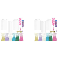146Pcs Acrylic Bookmarks Blanks,Sublimation Acrylic Book Markers, DIY Crafts Projects Sublimation Accessories for Women