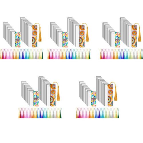 150Pcs Sublimation Blank Bookmarks, Sublimation Blank Products DIY Bookmark Projects Sublimation Double Sublimation