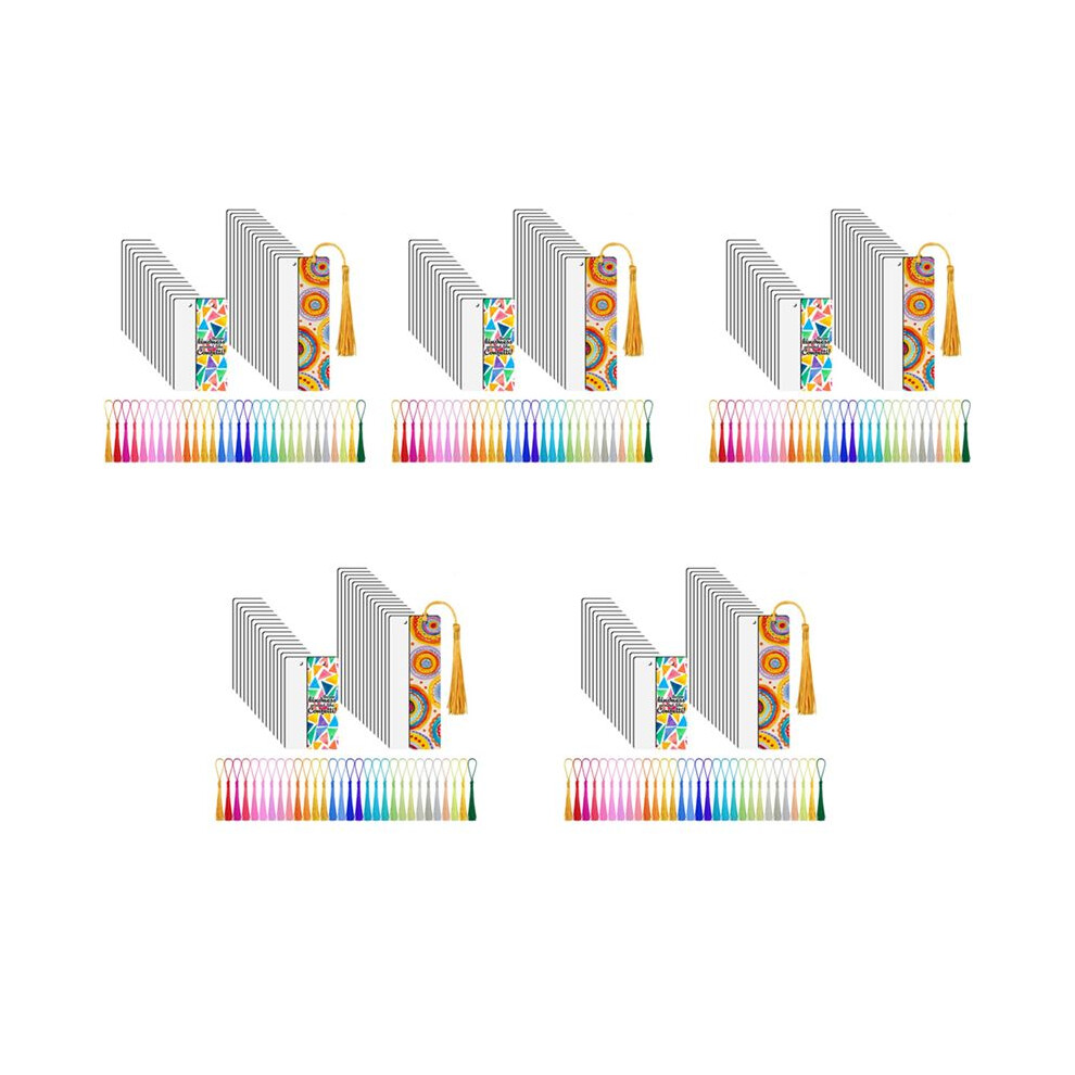 150Pcs Sublimation Blank Bookmarks, Sublimation Blank Products Diy Bookmark Projects Sublimation Double Sublimation 6032337780830