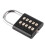 Waterproof 10-Digit Combination Security Padlock for Outdoors, Black 7