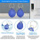 100Pcs 125 Khz Proximity ID Card RFID Keyfob Access Control Key for Door Entry Access Control System TK4100 2