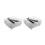 2pcs 8 Inch Air Fryer Rack Square Three Stackable Racks,Stainless Steel Multi-Layer Dehydrator Rack 1