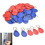 100Pcs 125 Khz Proximity ID Card RFID Keyfob Access Control Key for Door Entry Access Control System TK4100 6