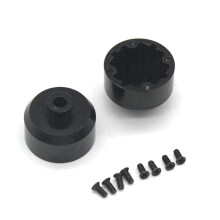 2 Pezzi Differenziale Differenziale nel Metallo Custodia EA1048 per JLB Racing CHEETAH 11101 21101 J3 Velocità 1/10 RC Auto Parti di Aggiornamento,B