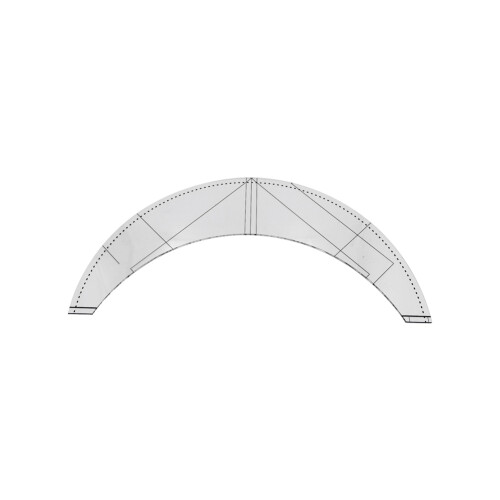 Tablecloth Braided Twist Templat,Cloth Patchwork Ruler DIY Tailoring Ruler,Ruler Template for Sewing Templat,12 Inch