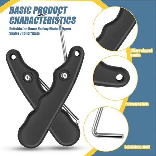 2Pcs Skate Tightener Schlittschuhe Skate Tool Schlittschuh Tightener Puller 1