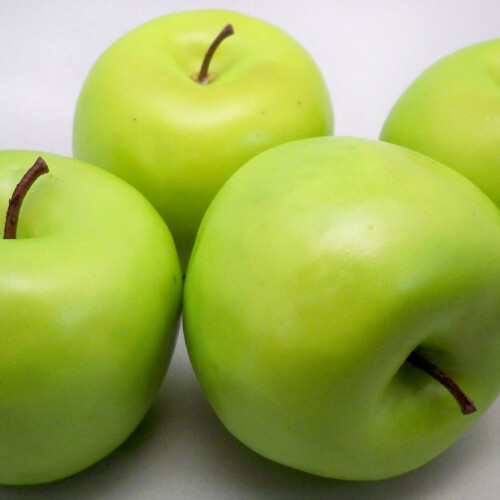 8 Large Artificial Green Apples-Fruit 1