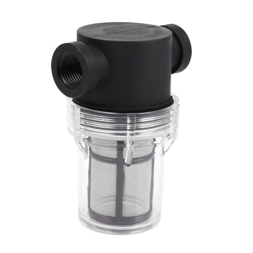 2X Garden Pond Inline Mesh Strainer Water Pump Filter Irrigation High Flow Pipeline Filter 2