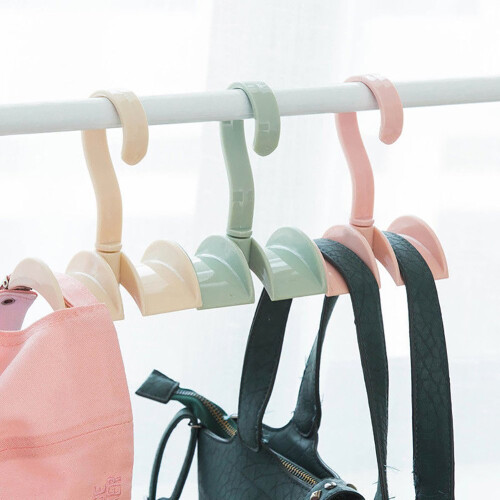 Closet Organizer Hanging Handbag Storage Holder Medium Size Green SpaceSaving Durable Design 2