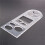 8Pcs Multifunctional Geometric Ruler Measuring Drawing Ruler Plastic Mathematics Tools for Student School Office Supply 8