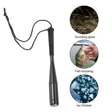Portable Aluminum Alloy Fish Hammer Metal Fishing Bat With Heavy  Eva Grip Fishing Tackle Accessory Sticks Hook Remover Carp Fishing Tackle Black