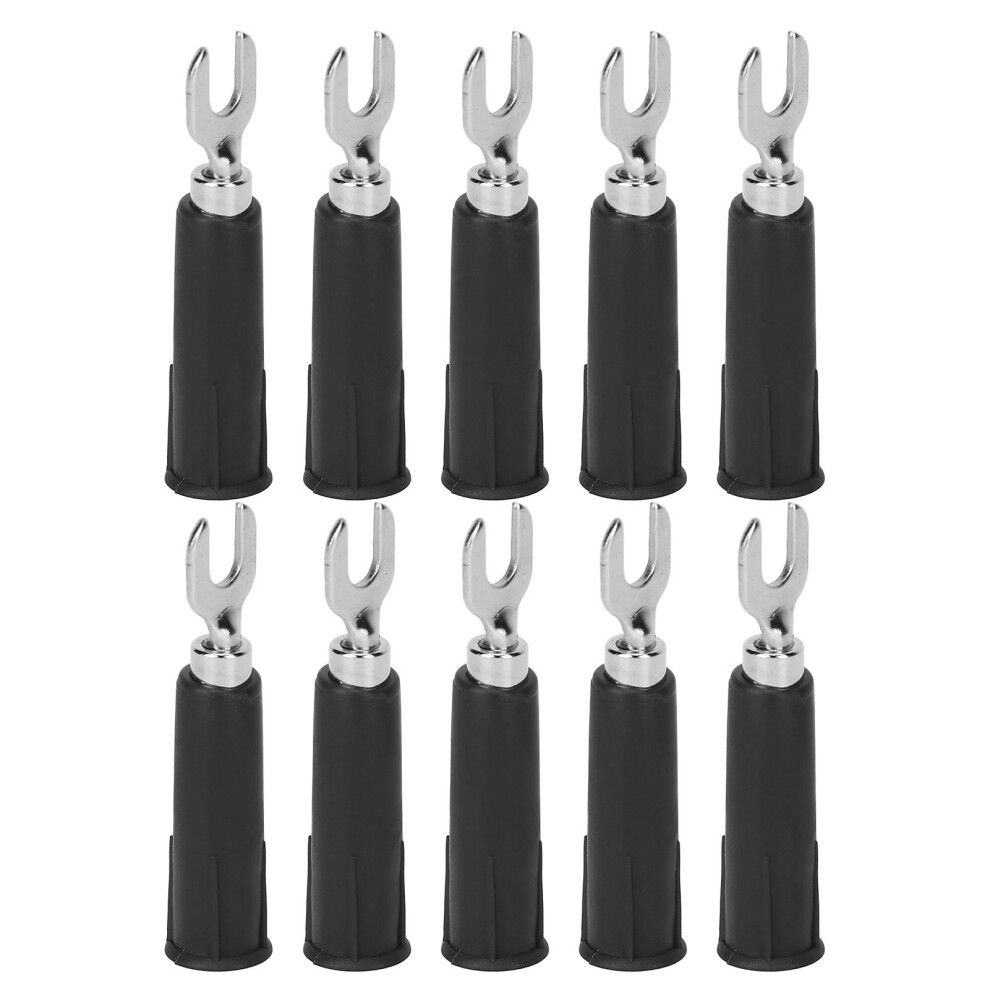 10Pcs Insulated Crimp Connectors U Type Fork Spade Wire Terminals 9481390447933