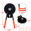 2 Pack Heavy Duty Magnetic Hooks for Garage Storage and Workshop, Double Hook Design for Tools 2