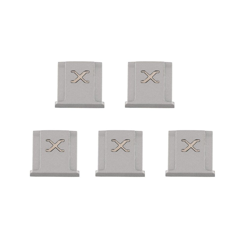 5X Suitable For X-T4 X-T3 X-T2 X-T30 X-T20 X-E3 X-E2 X-Pro3 X-Pro2 X30 X10 Hot Shoe Embedded Flash Hot Shoe Silver 6033375293375