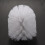 Replacement Spare Bathroom Accessory Plain Plastic Toilet Cleaning Brushes  Holders White (6X White Heads) 3