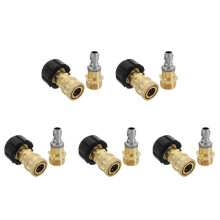 5X High Pressure Washer Foam Washing Machine M22 Threaded Nozzle Quick Connect Connector