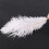 30 Pieces White Natural Ostrich Feather 20-25cm Wedding DIY 7