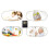 2X Kitchen Timer, Timer with Egg and Magnet 8
