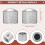 4st Metal Volym Tone Dome Tone Gitarr Hastighetskontrollknappar med Skruvar för  Strat Telecaster  LP Elgitarr eller Bas 7