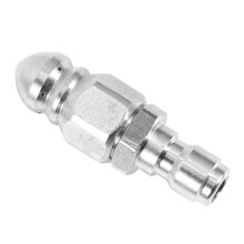 2X 1/4 Inch 5000 PSI Sewer Jetter Nozzle Pressure Drain Jetter Hose Nozzle for 1/4 Pressure Washer Quick Connector