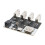 2Pcs USB Conector CH334 Hub Module 4 Interface USB2.0 Hub 40MB/S 5V XL-USBHUB USB-A TYPE-C DC5.5x2.1 Interface 2