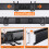 48 Inch Heavy Duty Garage Tool Organizer Wall Mount Rack with Adjustable Hooks for Yard Tools 4