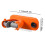 Broom and Mop Holder Wall Mounted Organizer Self Adhesive No Drill Space Saving for Kitchen Garage Ref: 9933 5
