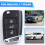 Car 3 Buttons Key Shell Folding Remote Control Key Shell for  MBQ   Width Key Blade Housing Cover 1