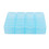 3X Plastico Rectangular 8 Compartimentos Caja de Pildora Medicina de 7 Dias Azul 2