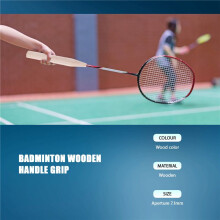 2 StüCk Badminton SchläGer Griff Griff Badminton Griff Aus Holz Reparatur Von Badminton SchläGer, G6